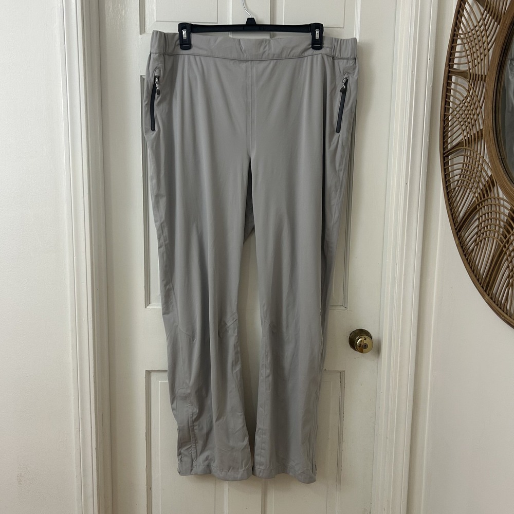 Cabela's 2XL‎ Pants Mens Gray XPG Waterproof Outdoor Hiking Zip Pockets 974315